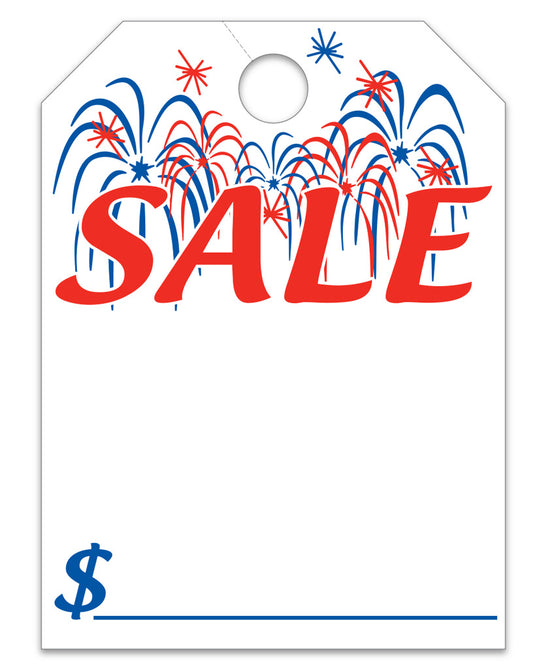 Mirror Hang Tags - Sale/Fireworks