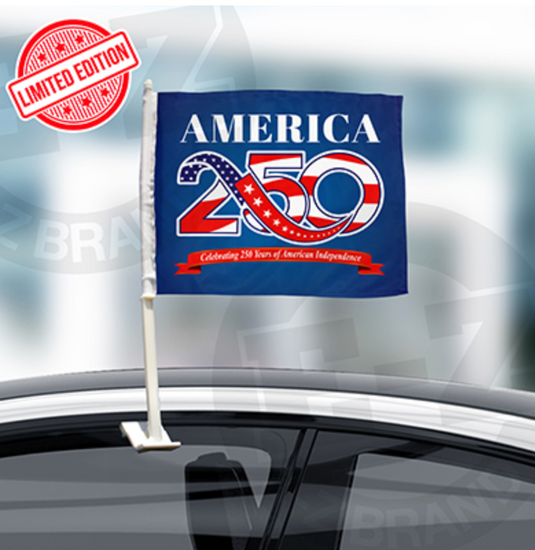 Window Flag - America 250th Year