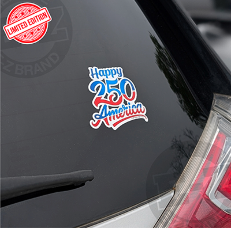 Load image into Gallery viewer, Die-Cut America 250 Decals
