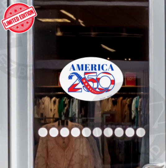 America 250 Oval Decals