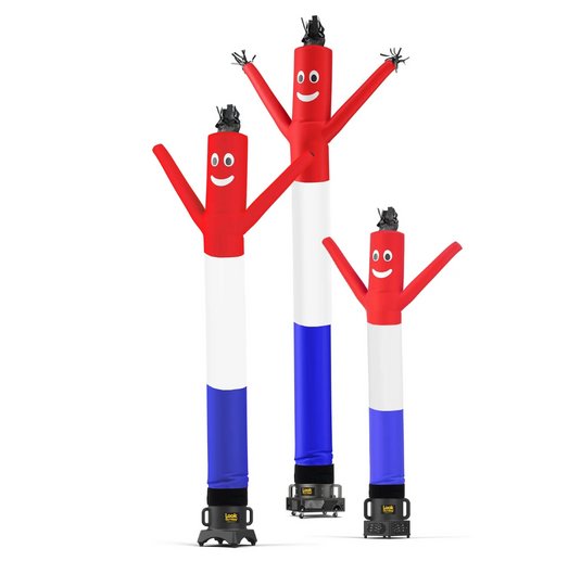 Air Dancers® Inflatable Tube Man Red, White, and Blue USA