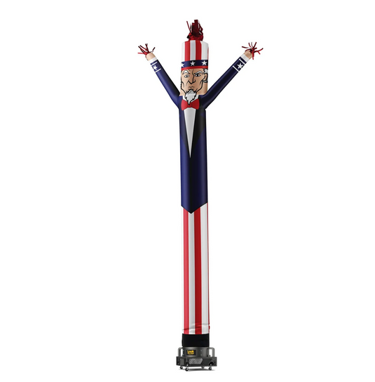 Uncle Sam Air Dancers® Inflatable Tube Man
