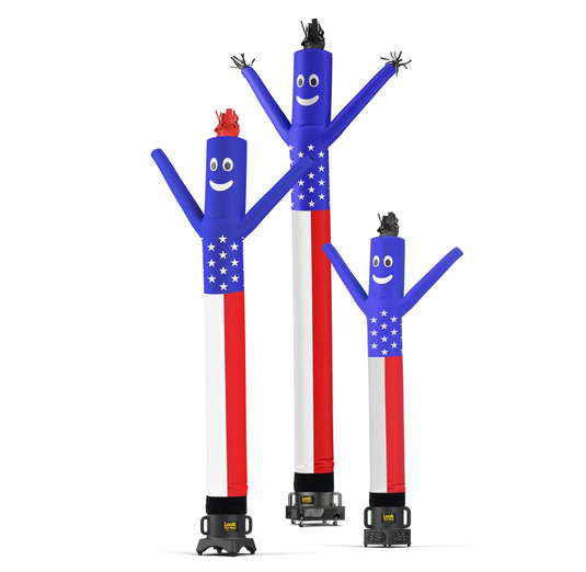 American Flag Air Dancers® Inflatable Tube Man