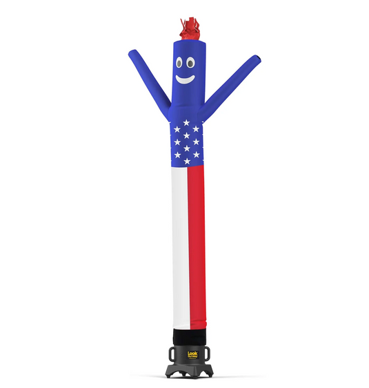 American Flag Air Dancers® Inflatable Tube Man