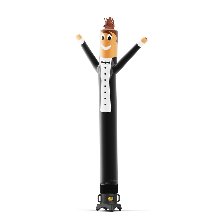 Load image into Gallery viewer, Tuxedo Air Dancers® Inflatable Tube Man Character
