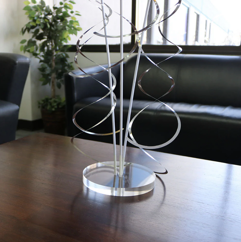 Load image into Gallery viewer, PermaShine® 4-Balloon Bouquet Table Top Round Stand Kit
