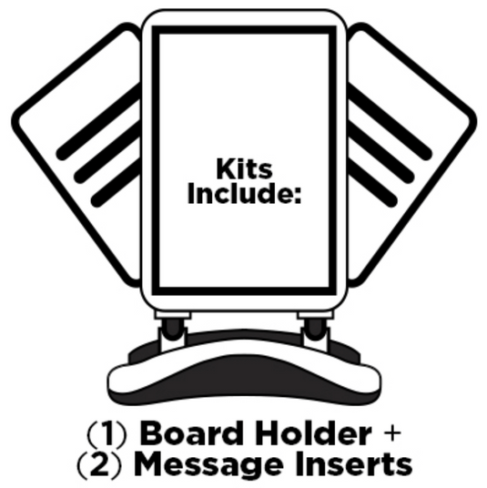 Spring Sign Double Sided Kit (A)- 2 Signs