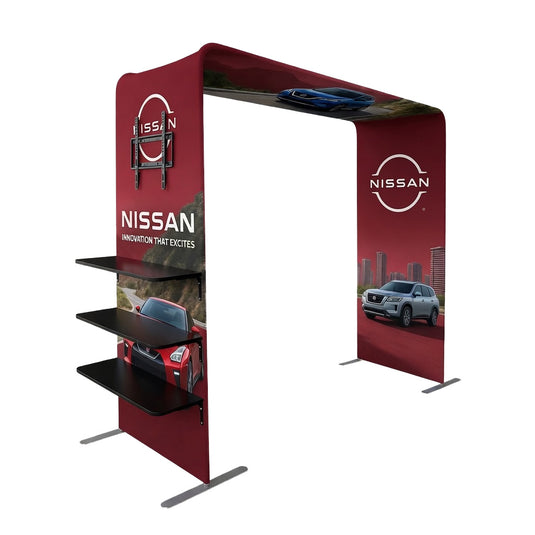 Square Arch Display Shelf & TV Rack
