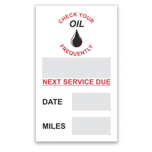 Static Cling Reminders - Generic - BOX of 100