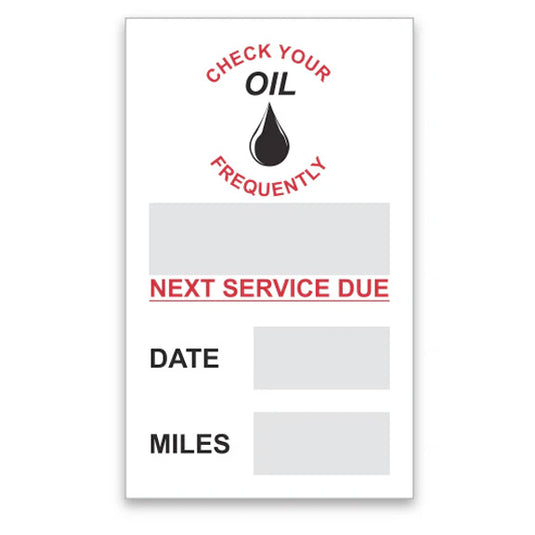 Static Cling Reminders - Generic - BOX of 100