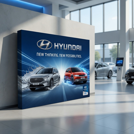 Straight Fabric Popup Displays