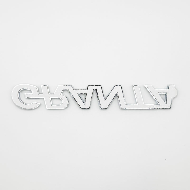Load image into Gallery viewer, Premium Rear Stroke Badge- Chrome
