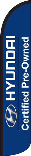 Premium Swooper Flag - Hyundai Certified