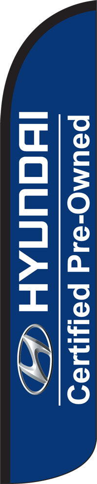 Premium Swooper Flag - Hyundai Certified