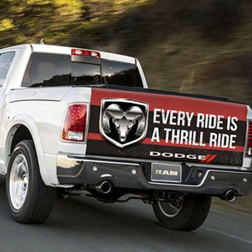 Custom Printed Tailgate Hood Flag