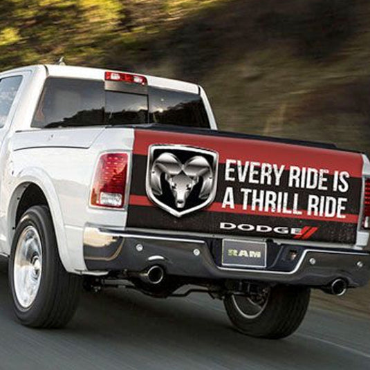 Custom Printed Tailgate Hood Flag