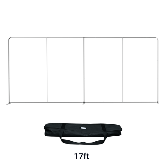 Straight Tension Fabric Display (Round Corners) Double Sided Print