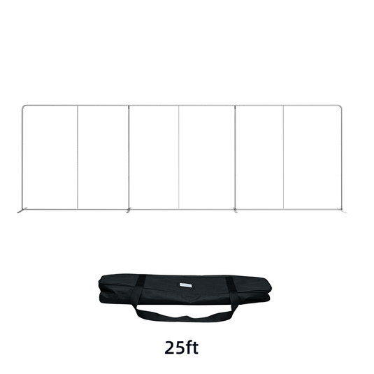 Straight Tension Fabric Display (Round Corners) Double Sided Print