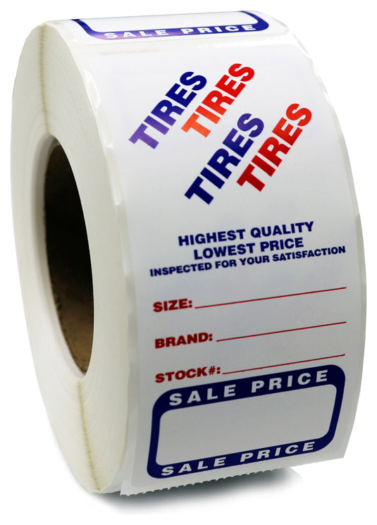 Tire Advertising Labels - 3