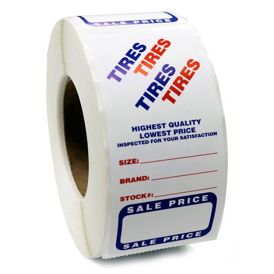 Tire Advertising Labels - 3