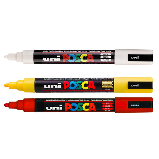 Uni Poscal Paint Markers - Bullet Tip