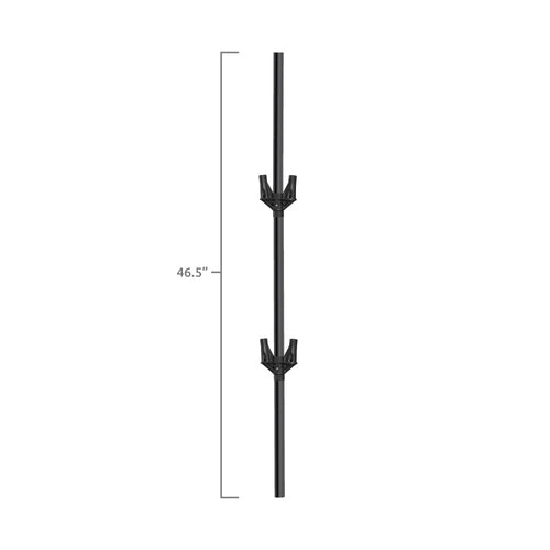 Universal Cluster Pole With Brackets