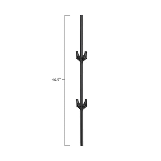 Universal Cluster Pole With Brackets