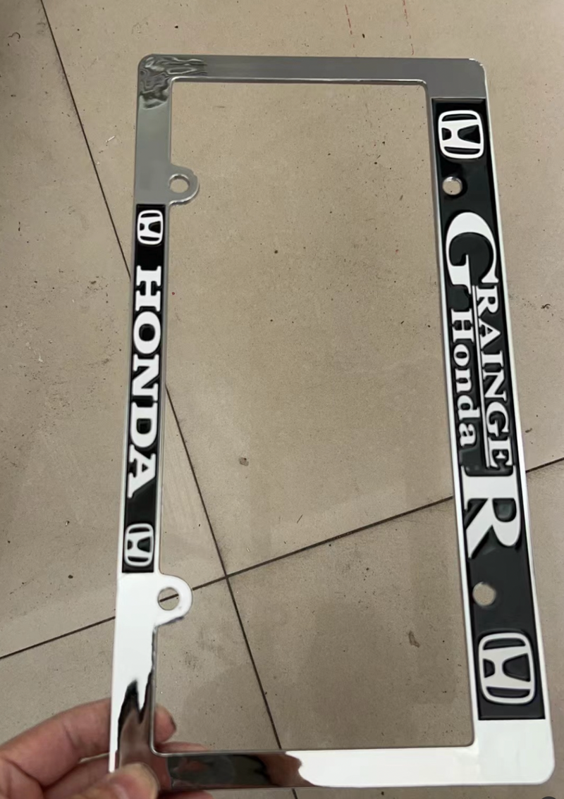 Load image into Gallery viewer, Premium Full Dip Chorme Plastic License Frame - Box + 1 Color
