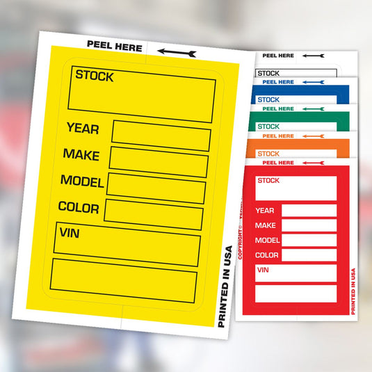 V-T KLEER-BAK Stock Stickers