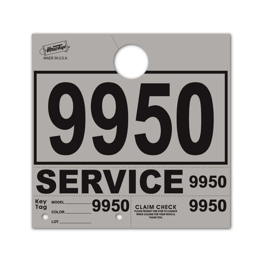 V-T Service Department Hang Tags PLUS
