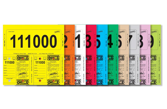 V-T Solid Color Consecu-Tags