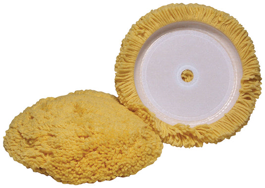 Velcro Yellow Wool Lt. Cut Buffing Pad