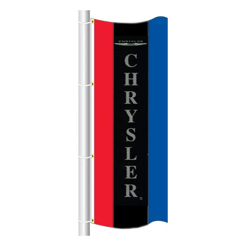 3ft x 8ft  Drape Flag Free Flying- Vertical Dealer Brands