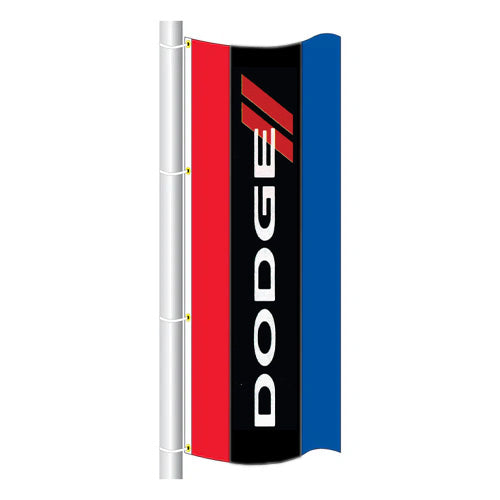 Load image into Gallery viewer, 3ft x 8ft  Drape Flag Free Flying- Vertical Dealer Brands
