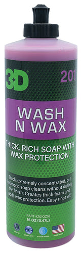 Wash N Wax Car Soap 16 oz. Bottle (Pack of 6)