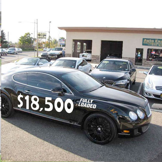 16 White Impact Numbers & Signs