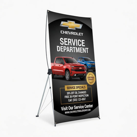 X Banner Stand with Hardware