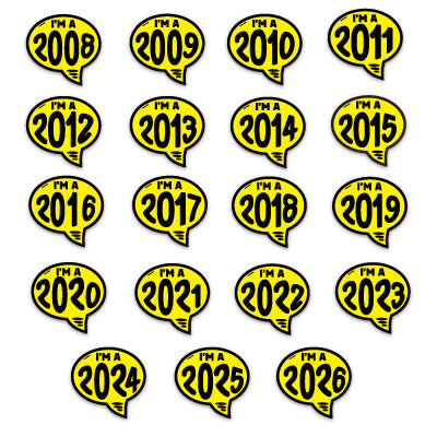 Load image into Gallery viewer, Yellow &amp; Black Auto Bubbles
