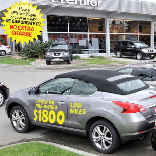 16 Yellow Impact Numbers & Signs