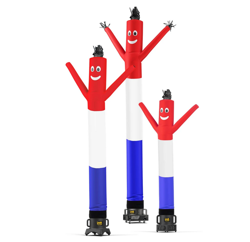 Load image into Gallery viewer, Air Dancers® Inflatable Tube Man Red, White, and Blue USA
