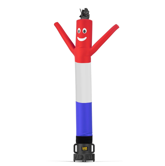 Air Dancers® Inflatable Tube Man Red, White, and Blue USA