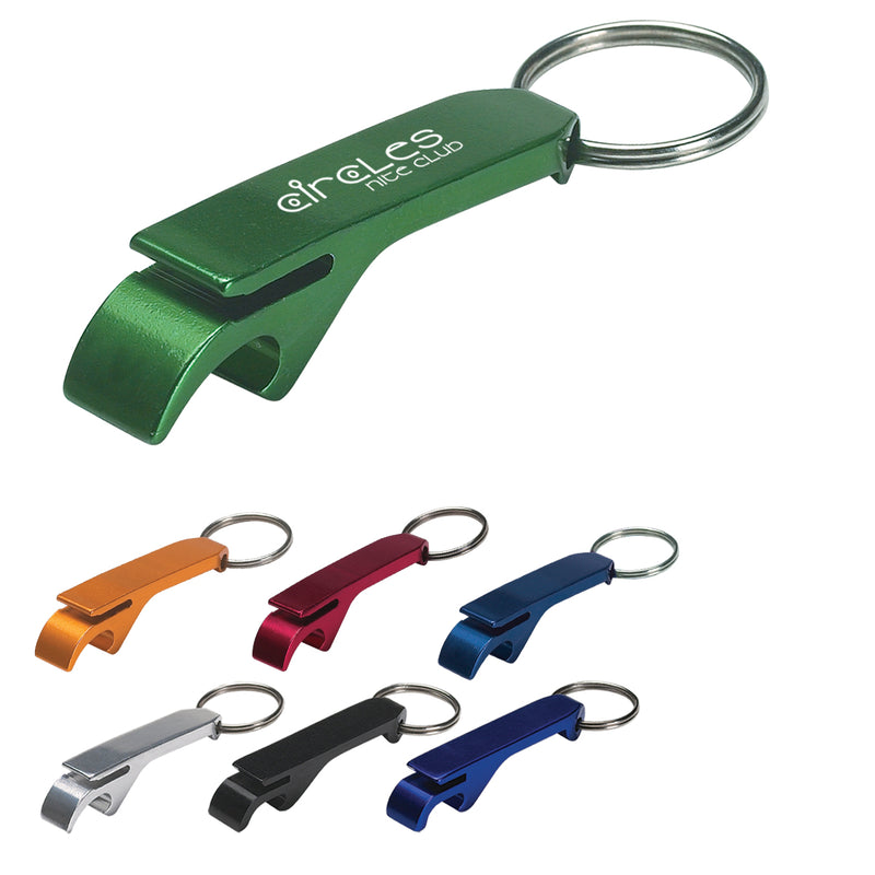 Load image into Gallery viewer, Aluminum Bottle/Can Opener Key Ring
