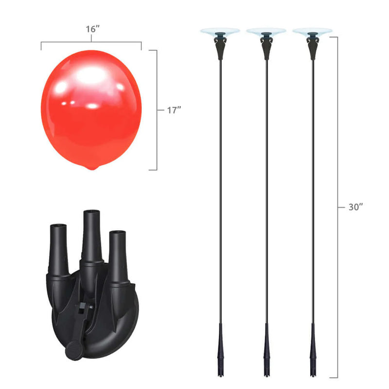 Load image into Gallery viewer, BalloonBobber® 3-Balloon Suction Cup Kit
