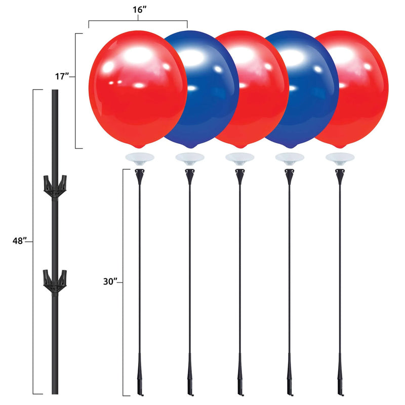 Load image into Gallery viewer, BalloonBobber® 5-Balloon Cluster Pole Kit
