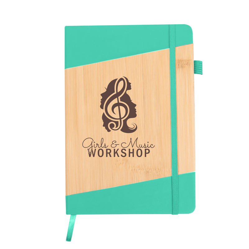 Load image into Gallery viewer, Bamboo Look Journal

