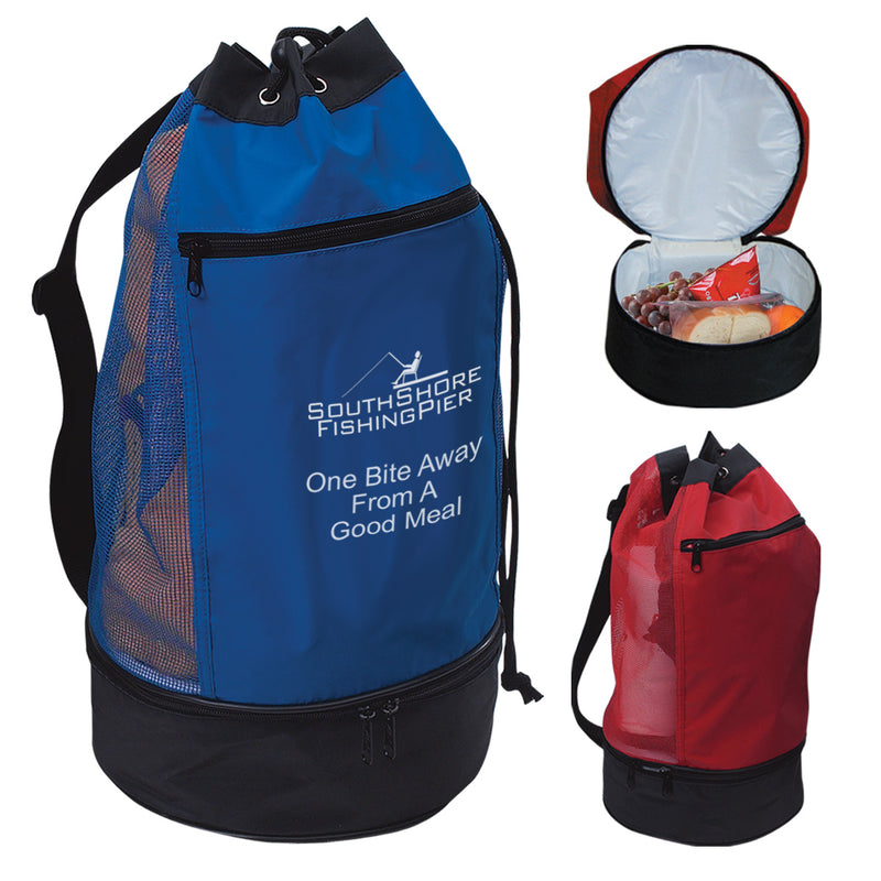 Load image into Gallery viewer, Beach Bag With Cooler Compartment
