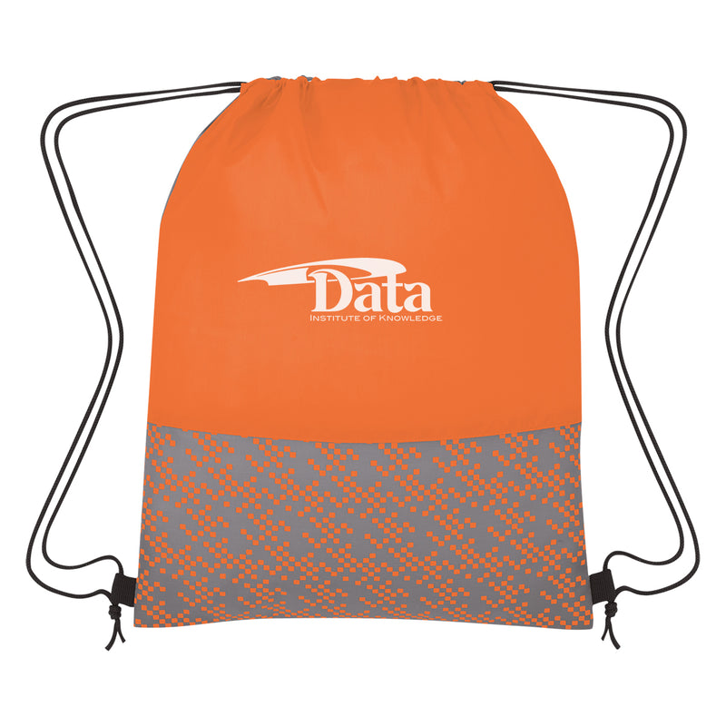 Load image into Gallery viewer, Bitmap Drawstring Backpack
