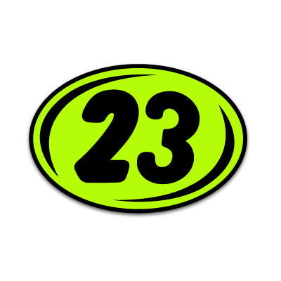 Bold Year Model Signs Neon Green & Black