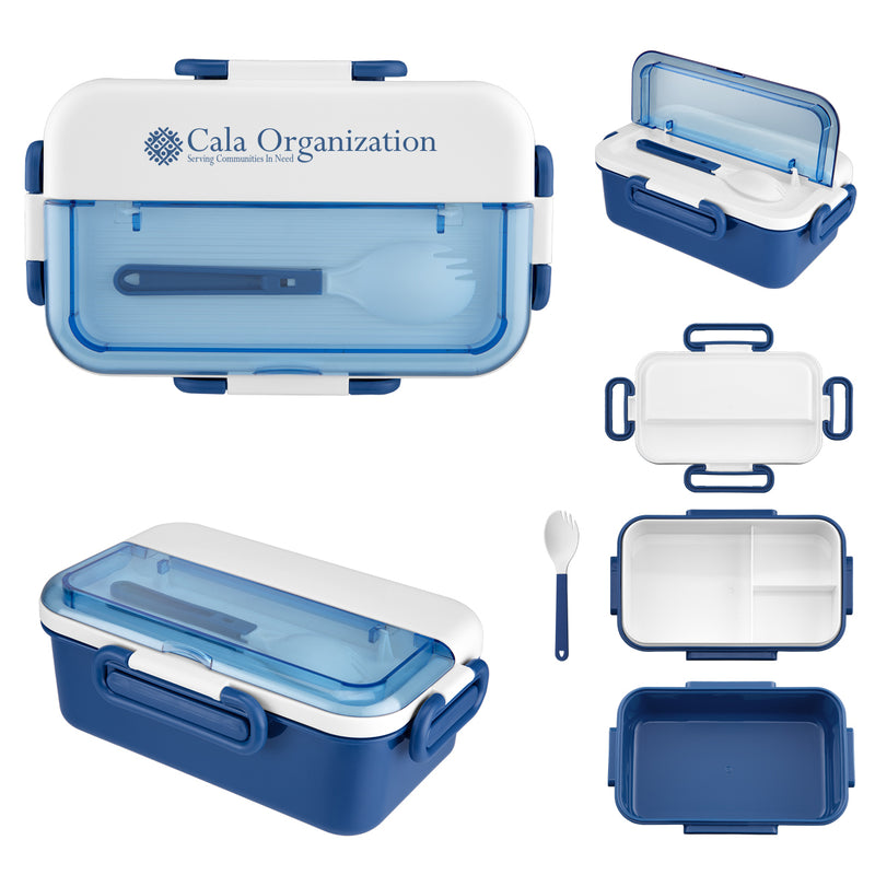 Load image into Gallery viewer, Broadview Bento Box With Spork
