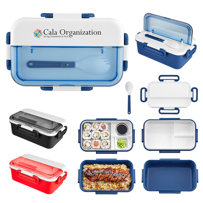 Load image into Gallery viewer, Broadview Bento Box With Spork
